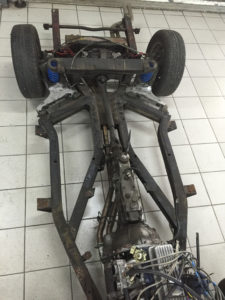 Triumph TR6 Chassis vorher